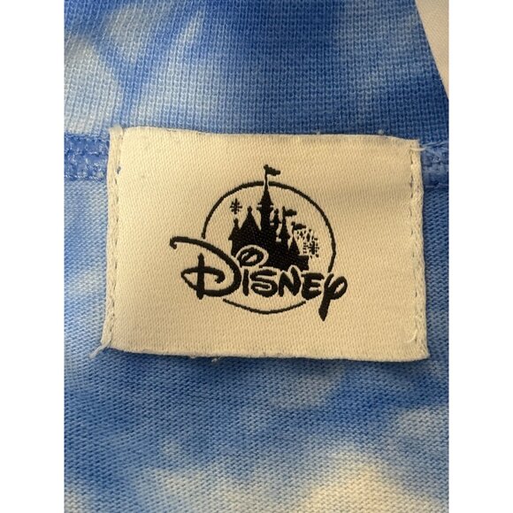 Disney World Mickey + Friends Shirt Celebration Crew Blue Tie-Dye Unisex Size S - Picture 3 of 7